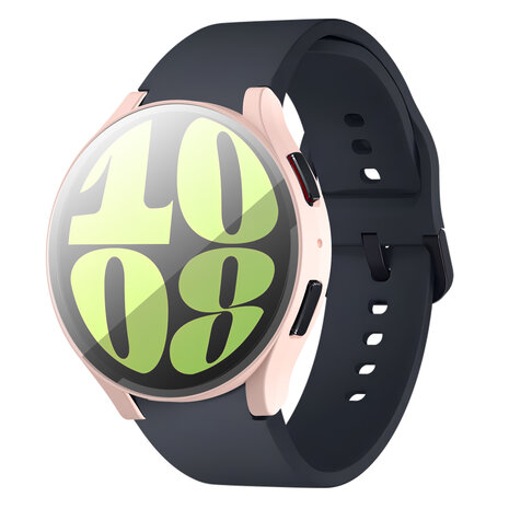 Strap-it Strap-it Samsung Galaxy Watch 6 40mm PC Hard Case with Glasss (Pink) Strap-it Strap-it Samsung Galaxy Watch 6 40mm PC Hard Case with Glasss (Pink)