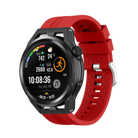 Strap-it Strap-it Huawei Watch GT Silicone Strap Extreme (Red)