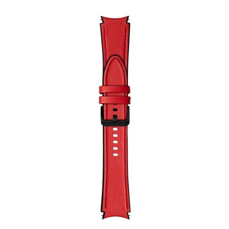 Strap-it Strap-it Samsung Galaxy Watch 7 - 40mm Hybrid Leather Strap (Red) Strap-it Strap-it Samsung Galaxy Watch 7 - 40mm Hybrid Leather Strap (Red)