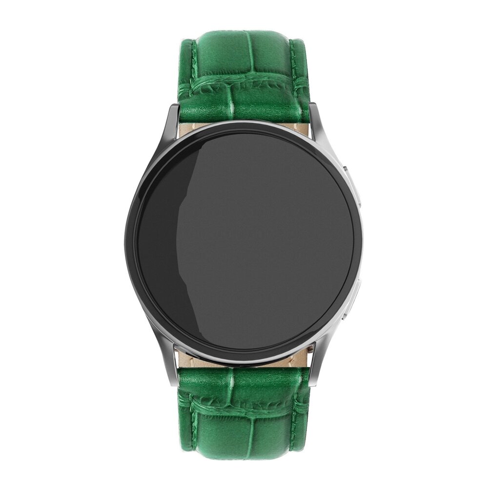 Strap-it Strap-it Samsung Galaxy Watch 7 - 40mm Leather Crocodile Grain Strap (Green) Strap-it Strap-it Samsung Galaxy Watch 7 - 40mm Leather Crocodile Grain Strap (Green)