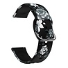 Strap-it Strap-it Grey Flower Samsung Galaxy Watch 7 - 40mm Strap Strap-it Strap-it Grey Flower Samsung Galaxy Watch 7 - 40mm Strap