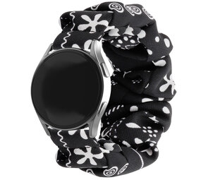 Strap-it Samsung Galaxy Watch 7 - 40mm Scrunchie Strap (Black mix) Strap-it Samsung Galaxy Watch 7 - 40mm Scrunchie Strap (Black mix)