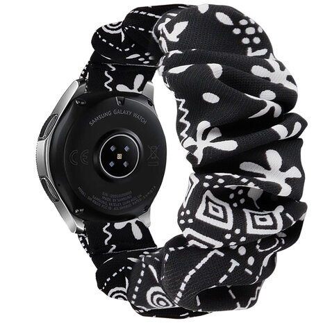 Strap-it Strap-it Samsung Galaxy Watch 7 - 40mm Scrunchie Strap (Black mix) Strap-it Strap-it Samsung Galaxy Watch 7 - 40mm Scrunchie Strap (Black mix)