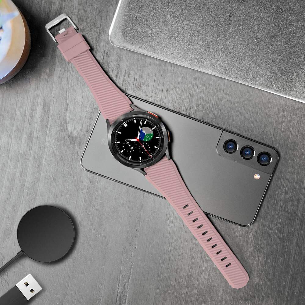 Strap-it Strap-it Samsung Galaxy Watch 7 - 40mm Silicone Strap (Pink) Strap-it Strap-it Samsung Galaxy Watch 7 - 40mm Silicone Strap (Pink)