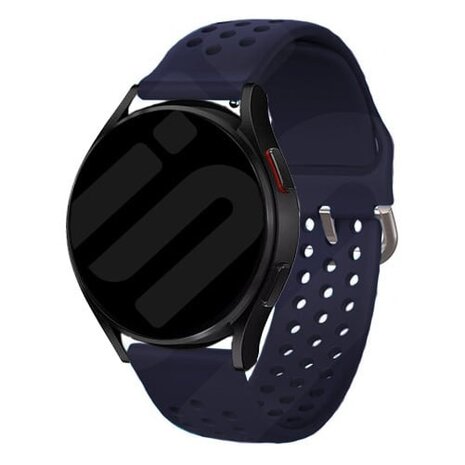 Strap-it Strap-it Samsung Galaxy Watch 7 - 40mm Breathable Silicone Strap (Dark Blue) Strap-it Strap-it Samsung Galaxy Watch 7 - 40mm Breathable Silicone Strap (Dark Blue)