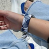 Strap-it Strap-it Samsung Galaxy Watch 7 - 40mm Adjustable Braided Strap (Blue/White) Strap-it Strap-it Samsung Galaxy Watch 7 - 40mm Adjustable Braided Strap (Blue/White)