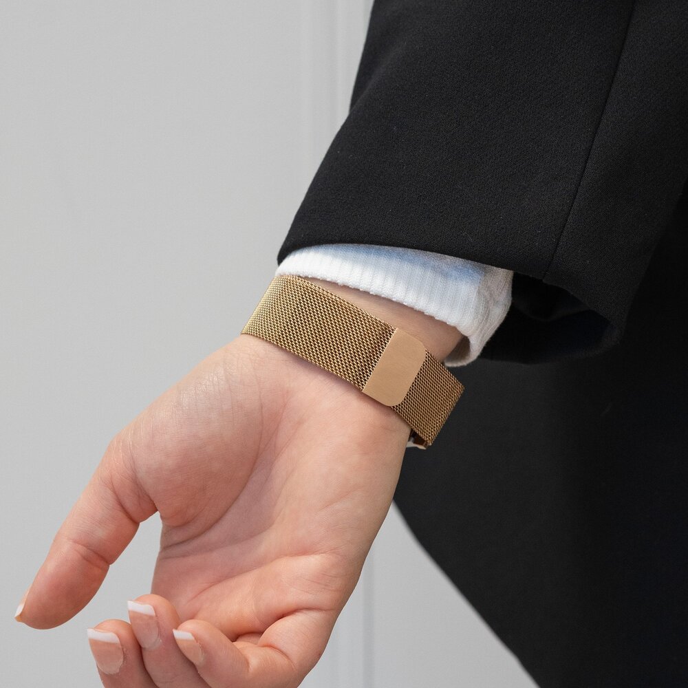 Bandz Bandz Samsung Galaxy Watch 7 - 40mm Milanese Loop Strap (Champagne) Bandz Bandz Samsung Galaxy Watch 7 - 40mm Milanese Loop Strap (Champagne)