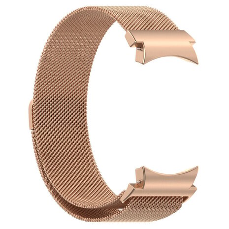 Strap-it Strap-it Samsung Galaxy Watch 7 - 40mm 'One Push' Milanese Strap (Rose Gold) Strap-it Strap-it Samsung Galaxy Watch 7 - 40mm 'One Push' Milanese Strap (Rose Gold)
