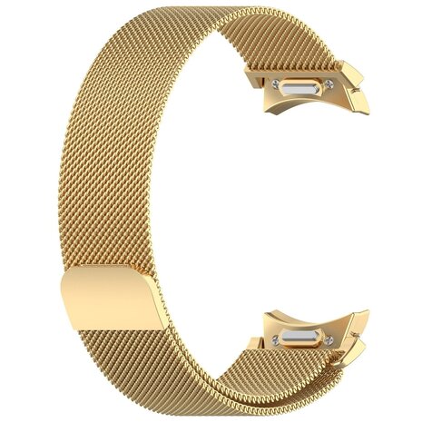 Strap-it Strap-it Samsung Galaxy Watch 7 - 40mm 'One Push' Milanese Strap (Gold) Strap-it Strap-it Samsung Galaxy Watch 7 - 40mm 'One Push' Milanese Strap (Gold)