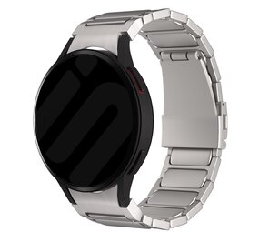 Strap-it Samsung Galaxy Watch 7 - 40mm 'One Push' Titanium Strap (Titanium) Strap-it Samsung Galaxy Watch 7 - 40mm 'One Push' Titanium Strap (Titanium)