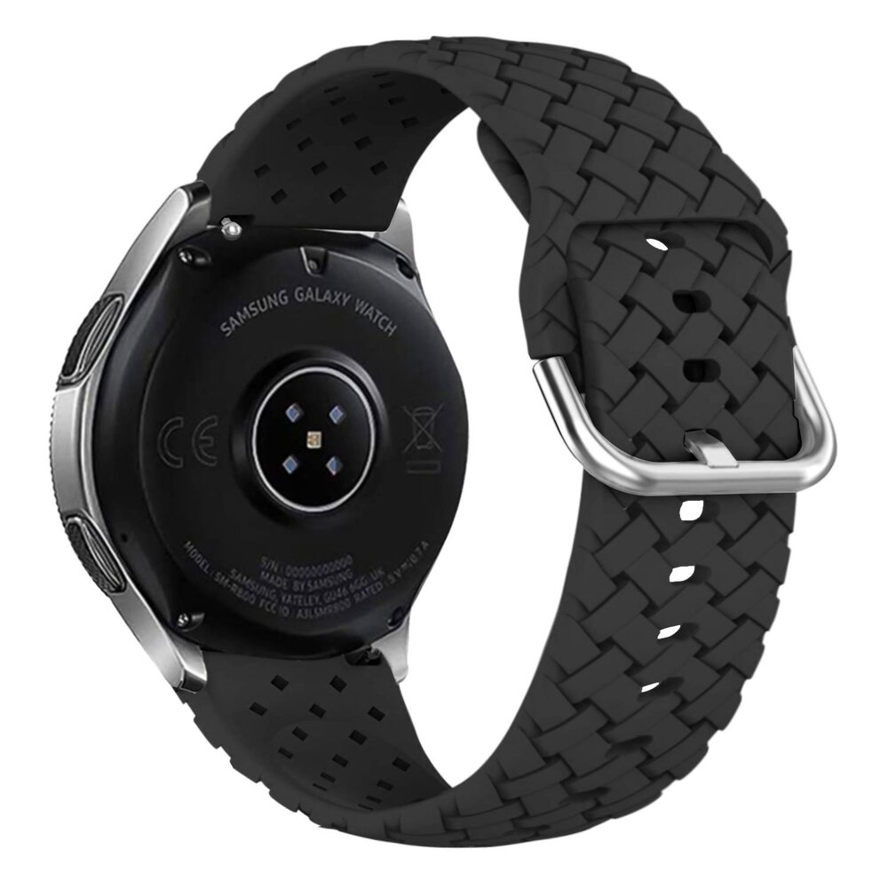 Strap-it Strap-it Samsung Galaxy Watch 7 - 44mm Braided Silicone Strap (Black) Strap-it Strap-it Samsung Galaxy Watch 7 - 44mm Braided Silicone Strap (Black)