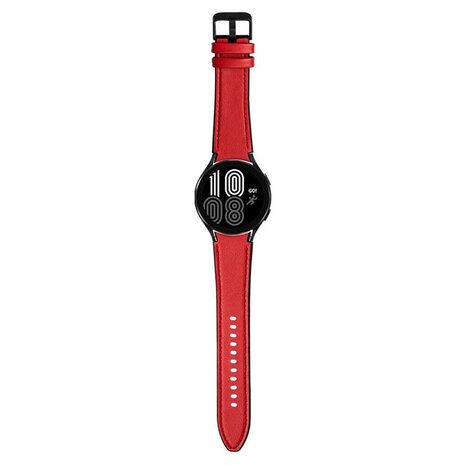 Strap-it Strap-it Samsung Galaxy Watch 7 - 44mm Hybrid Leather Strap (Red) Strap-it Strap-it Samsung Galaxy Watch 7 - 44mm Hybrid Leather Strap (Red)