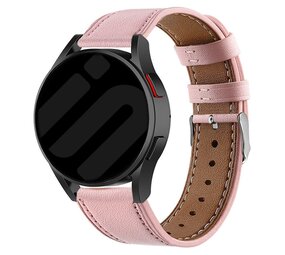 Strap-it Samsung Galaxy Watch 7 - 44mm Leather Strap (Pink) Strap-it Samsung Galaxy Watch 7 - 44mm Leather Strap (Pink)