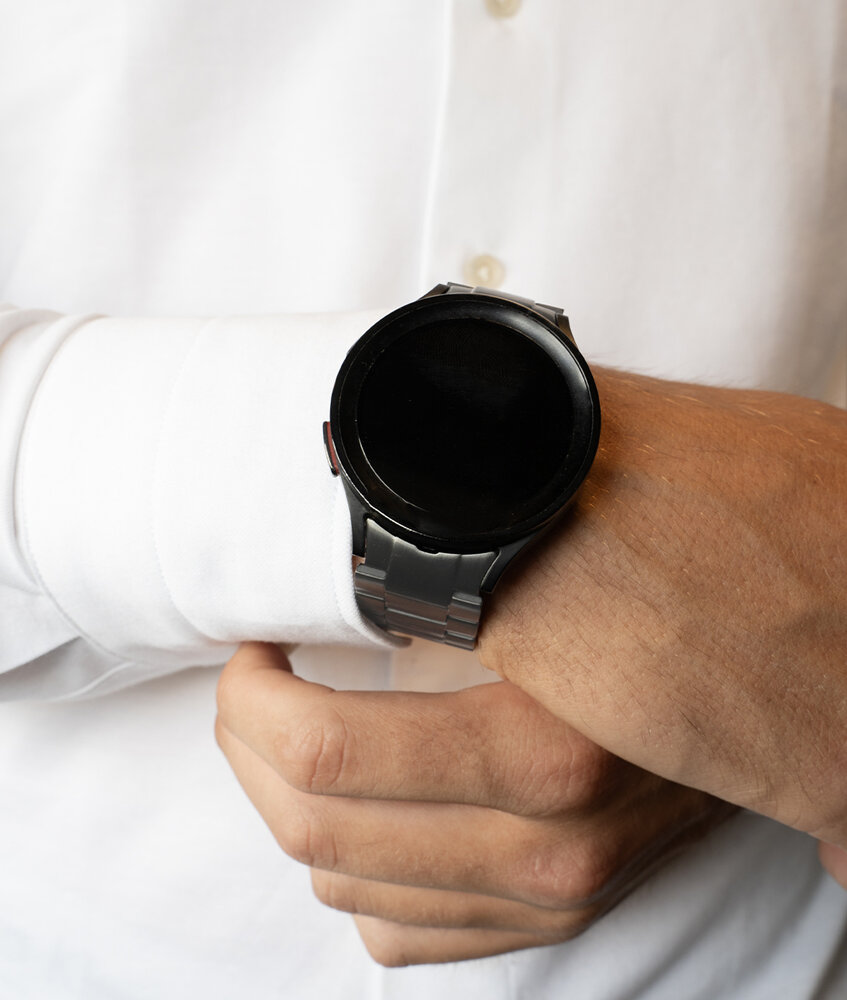 Strap-it Strap-it Samsung Galaxy Watch 7 - 44mm Titanium Strap (Graphite) Strap-it Strap-it Samsung Galaxy Watch 7 - 44mm Titanium Strap (Graphite)