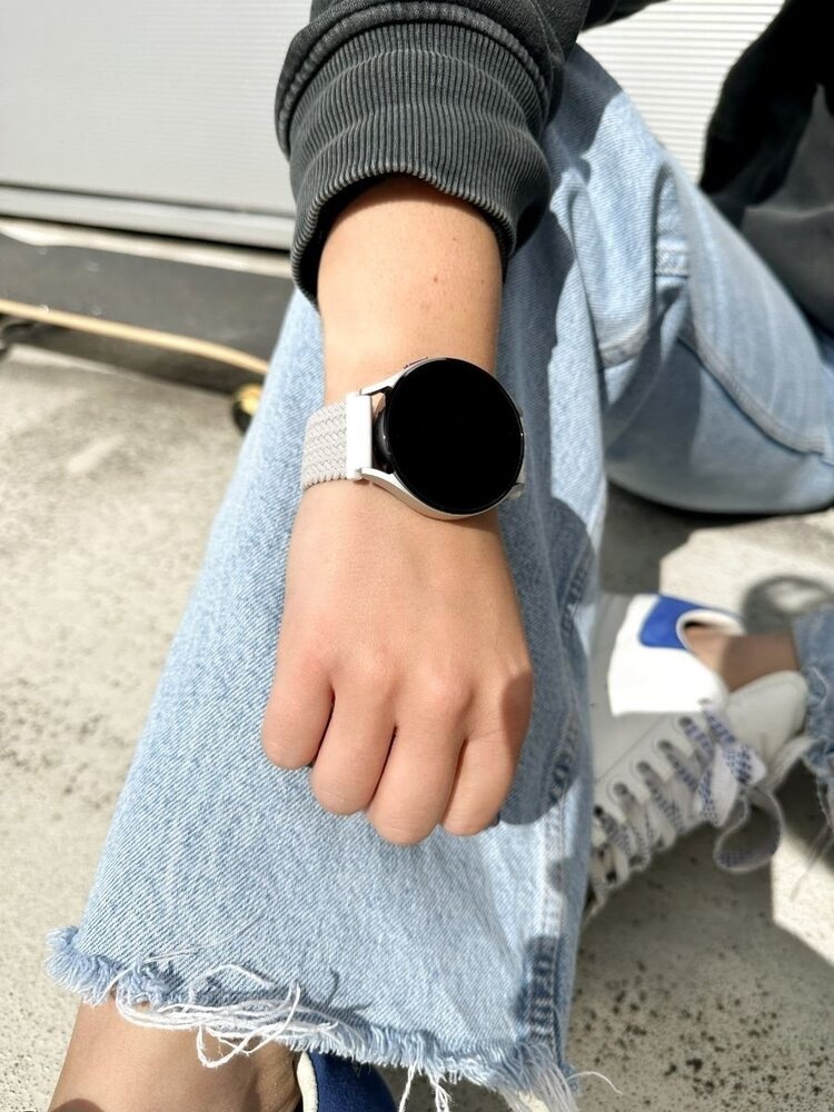 Strap-it Strap-it Samsung Galaxy Watch 7 - 44mm Adjustable Braided Strap (White) Strap-it Strap-it Samsung Galaxy Watch 7 - 44mm Adjustable Braided Strap (White)