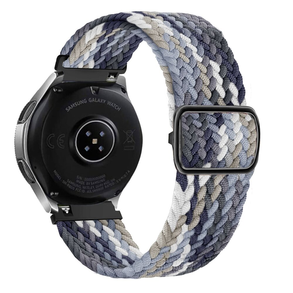 Strap-it Strap-it Samsung Galaxy Watch 7 - 44mm Adjustable Braided Strap (Black/White) Strap-it Strap-it Samsung Galaxy Watch 7 - 44mm Adjustable Braided Strap (Black/White)