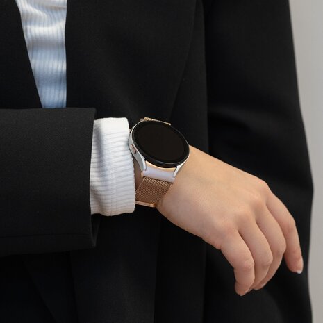 Bandz Bandz Samsung Galaxy Watch 7 - 44mm Milanese Loop Strap (Champagne) Bandz Bandz Samsung Galaxy Watch 7 - 44mm Milanese Loop Strap (Champagne)