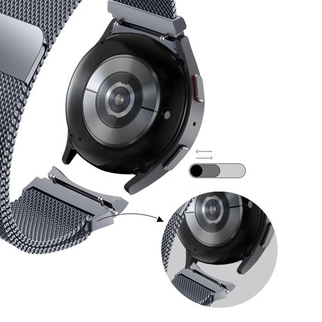 Bandz Bandz Samsung Galaxy Watch 7 - 44mm Milanese Loop Strap (Gray) Bandz Bandz Samsung Galaxy Watch 7 - 44mm Milanese Loop Strap (Gray)