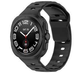 Strap-it Samsung Galaxy Watch Ultra Outdoor Silicone Strap (Black) Strap-it Samsung Galaxy Watch Ultra Outdoor Silicone Strap (Black)