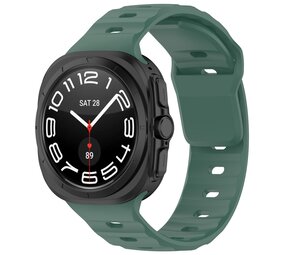 Strap-it Samsung Galaxy Watch Ultra Outdoor Silicone Strap (Dark Green) Strap-it Samsung Galaxy Watch Ultra Outdoor Silicone Strap (Dark Green)