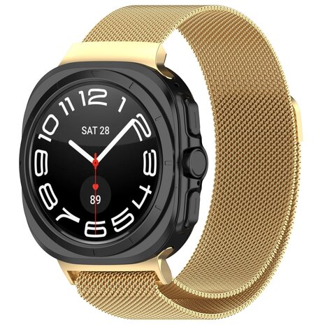 Strap-it Strap-it Samsung Galaxy Watch Ultra Milanese Strap (Gold) Strap-it Strap-it Samsung Galaxy Watch Ultra Milanese Strap (Gold)