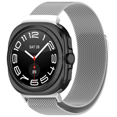 Strap-it Strap-it Samsung Galaxy Watch Ultra Milanese Strap (Silver) Strap-it Strap-it Samsung Galaxy Watch Ultra Milanese Strap (Silver)