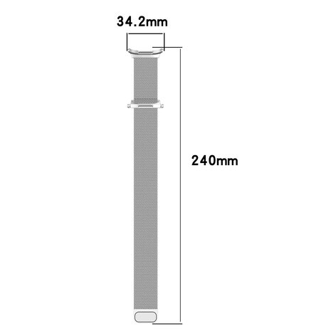 Strap-it Strap-it Samsung Galaxy Watch Ultra Milanese Strap (Silver) Strap-it Strap-it Samsung Galaxy Watch Ultra Milanese Strap (Silver)