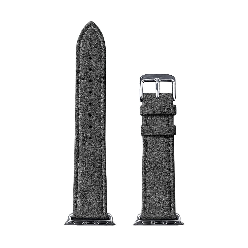 Strap-it Strap-it Apple Watch Buckled Alcantara Strap (Black) Strap-it Strap-it Apple Watch Buckled Alcantara Strap (Black)