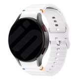 Strap-it Samsung Galaxy Watch 4 Classic 42mm Wave Strap (White) Strap-it Samsung Galaxy Watch 4 Classic 42mm Wave Strap (White)