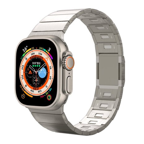 Strap-it Strap-it Apple Watch 'One Bead' Steel Strap (Titanium) Strap-it Strap-it Apple Watch 'One Bead' Steel Strap (Titanium)