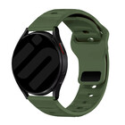Strap-it Strap-it Samsung Galaxy Watch 7 - 44mm Outdoor Silicone Strap (Green)