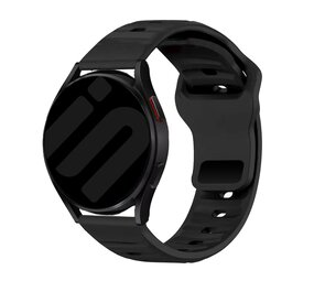 Strap-it Samsung Gear Sport Outdoor Silicone Strap (Black)