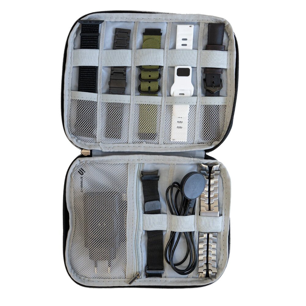 Strap-it Strap-it Luxury Storage Pouch for Smartwatch Straps (Black) Strap-it Strap-it Luxury Storage Pouch for Smartwatch Straps (Black)