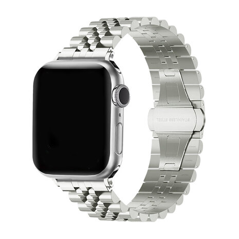 Strap-it Strap-it Apple Watch Steel Strap Jubilee (Titanium) Strap-it Strap-it Apple Watch Steel Strap Jubilee (Titanium)