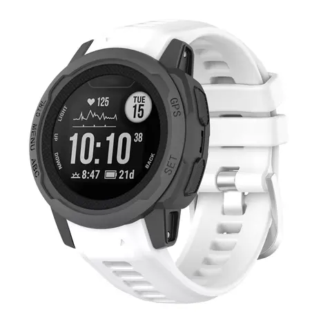 Strap-it Strap-it Garmin Instinct 2s Silicone Strap (White)
