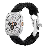 Strap-it Samsung Galaxy Watch Ultra Nylon Rope Strap (Black) Strap-it Samsung Galaxy Watch Ultra Nylon Rope Strap (Black)