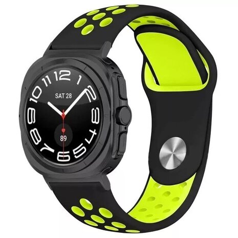 Strap-it Strap-it Samsung Galaxy Watch Ultra Sport Strap (Black/Yellow) Strap-it Strap-it Samsung Galaxy Watch Ultra Sport Strap (Black/Yellow)