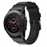 Strap-it Garmin Epix Gen 2 Nylon Hybrid Strap (Black) Strap-it Garmin Epix Gen 2 Nylon Hybrid Strap (Black)