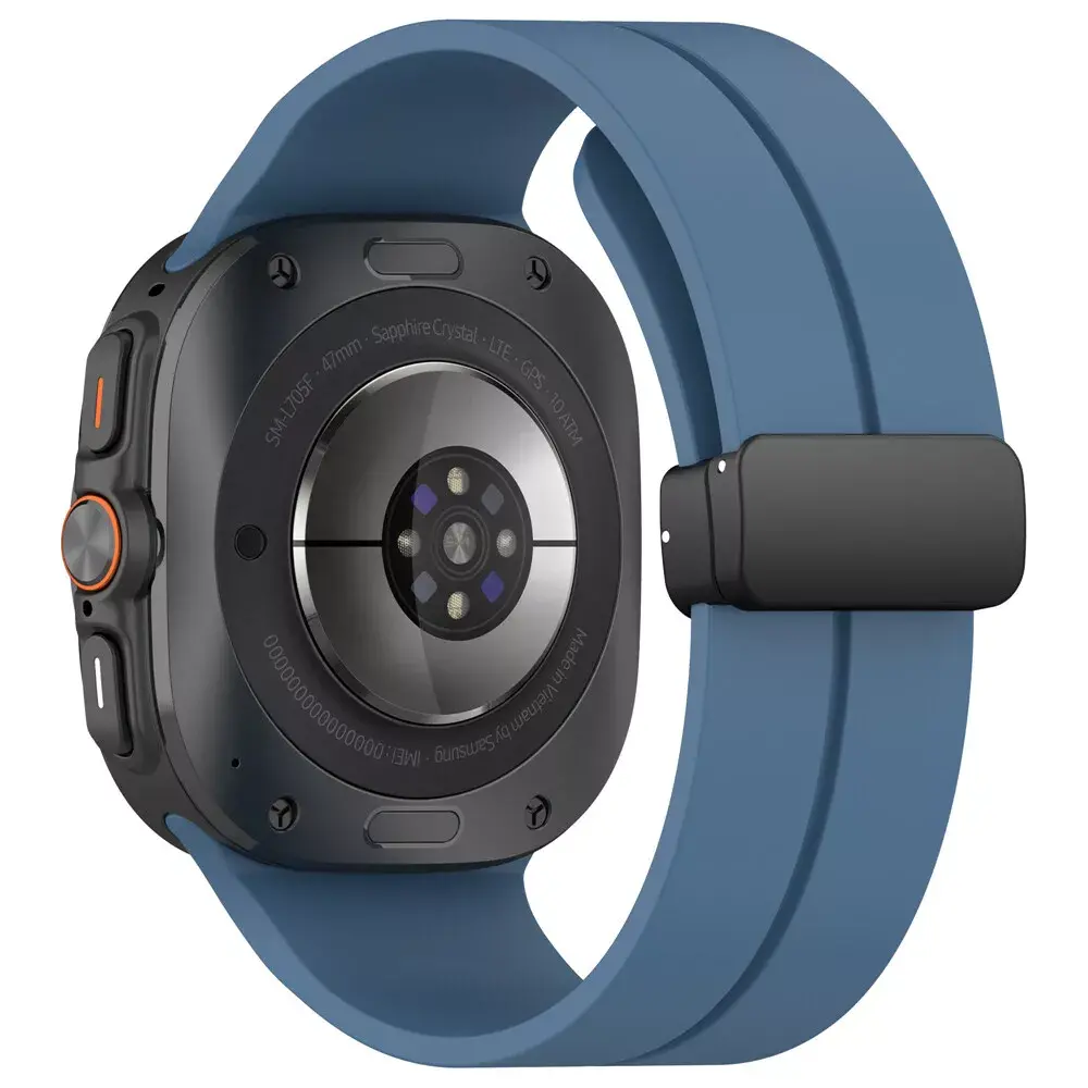 Strap-it Strap-it Samsung Galaxy Watch Ultra Sport Strap with D-buckle (Grayblue) Strap-it Strap-it Samsung Galaxy Watch Ultra Sport Strap with D-buckle (Grayblue)