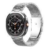 Strap-it Samsung Galaxy Watch Ultra 'Iron' Titanium Strap (Silver) Strap-it Samsung Galaxy Watch Ultra 'Iron' Titanium Strap (Silver)