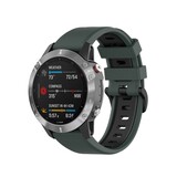 Strap-it Garmin Quatix 3 / 6x / 7x Solar Buckled Sport Strap (Olive Green/Black)