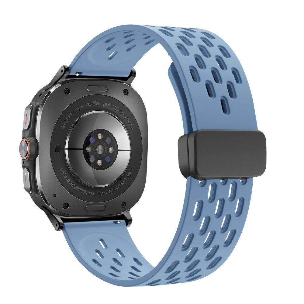 Bandz Bandz Samsung Galaxy Watch Ultra D-buckle Sport Strap 'Air' (Grayblue) Bandz Bandz Samsung Galaxy Watch Ultra D-buckle Sport Strap 'Air' (Grayblue)