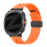 Bandz Bandz Samsung Galaxy Watch Ultra D-buckle Sport Strap 'Air' (Orange) Bandz Bandz Samsung Galaxy Watch Ultra D-buckle Sport Strap 'Air' (Orange)