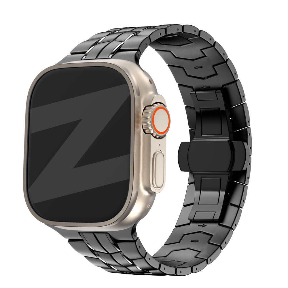 Bandz Bandz Apple Watch Titanium Strap 'Supreme' (Black) Bandz Bandz Apple Watch Titanium Strap 'Supreme' (Black)