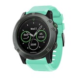 Strap-it Garmin Fenix 8 - 51mm Silicone Strap (Aqua)