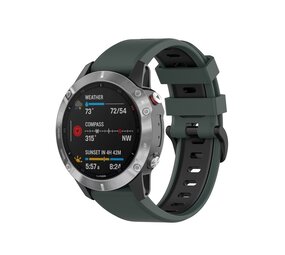 Strap-it Garmin Fenix 8 - 51mm Sport Buckle Strap (Olive Green/Black) Strap-it Garmin Fenix 8 - 51mm Sport Buckle Strap (Olive Green/Black)