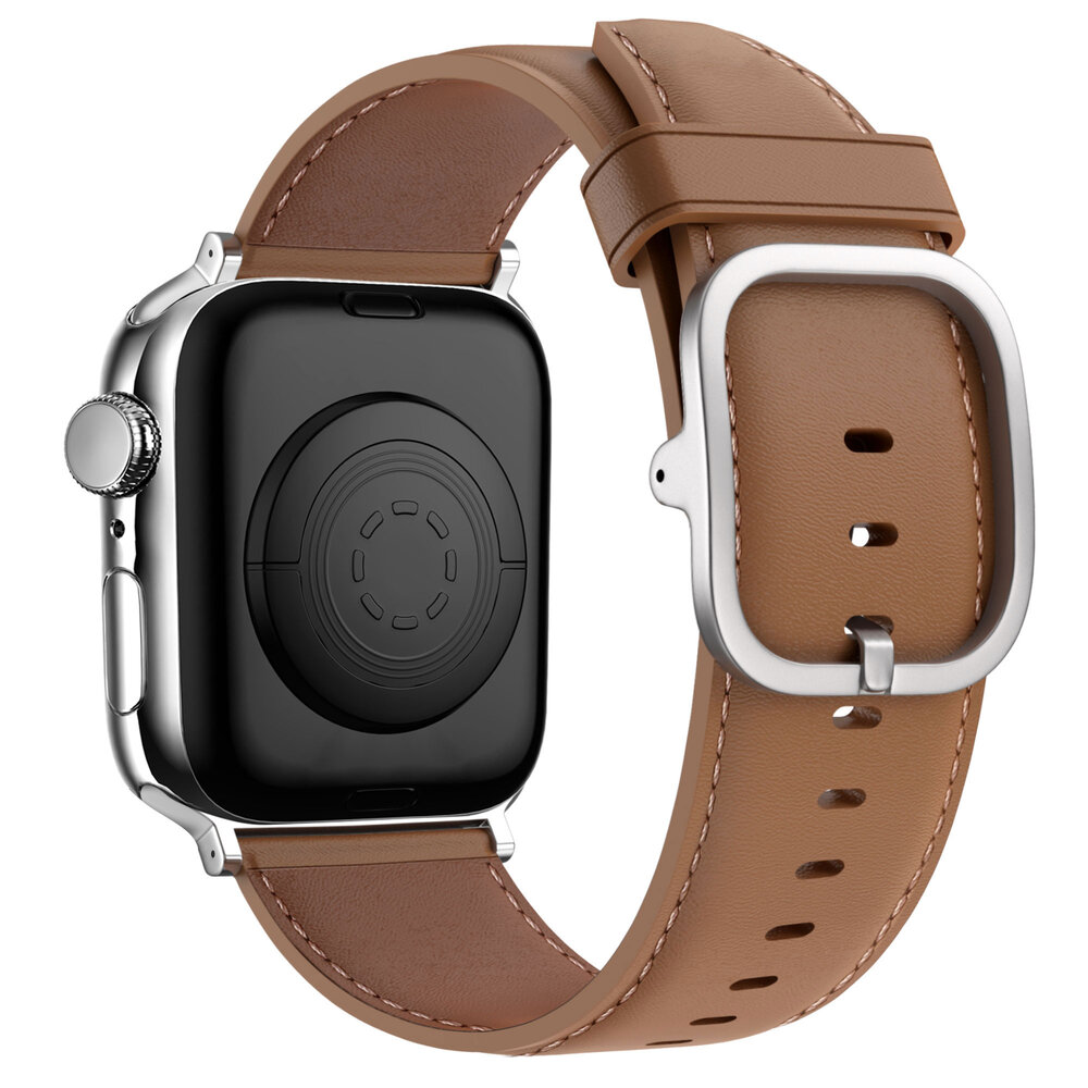 Bandz Bandz Apple Watch Leather Strap 'Classic' (Light Brown) Bandz Bandz Apple Watch Leather Strap 'Classic' (Light Brown)