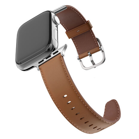 Bandz Bandz Apple Watch Leather Strap 'Classic' (Light Brown) Bandz Bandz Apple Watch Leather Strap 'Classic' (Light Brown)