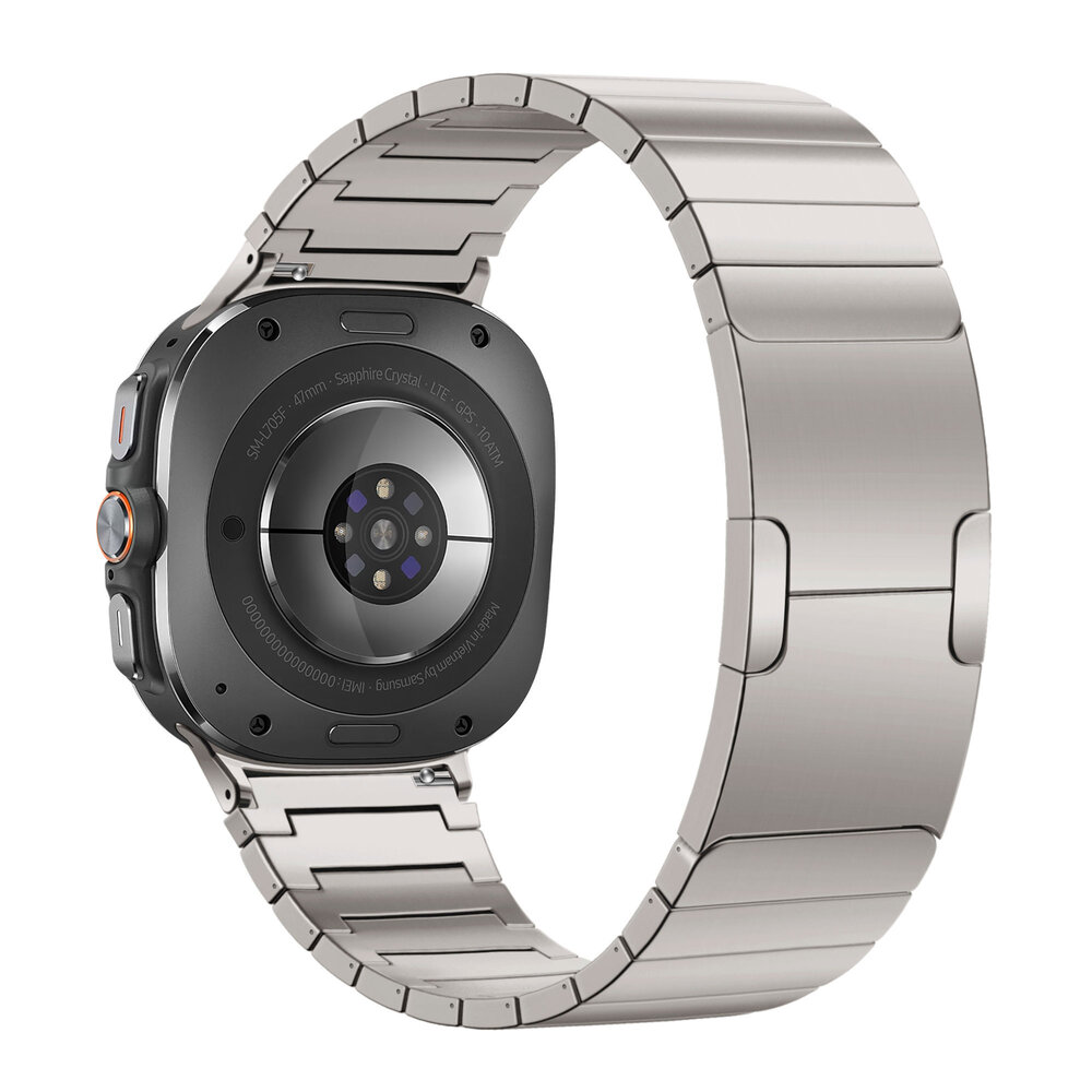 Bandz Bandz Samsung Galaxy Watch Ultra Titanium Strap 'One Bead' (Titanium Gray) Bandz Bandz Samsung Galaxy Watch Ultra Titanium Strap 'One Bead' (Titanium Gray)