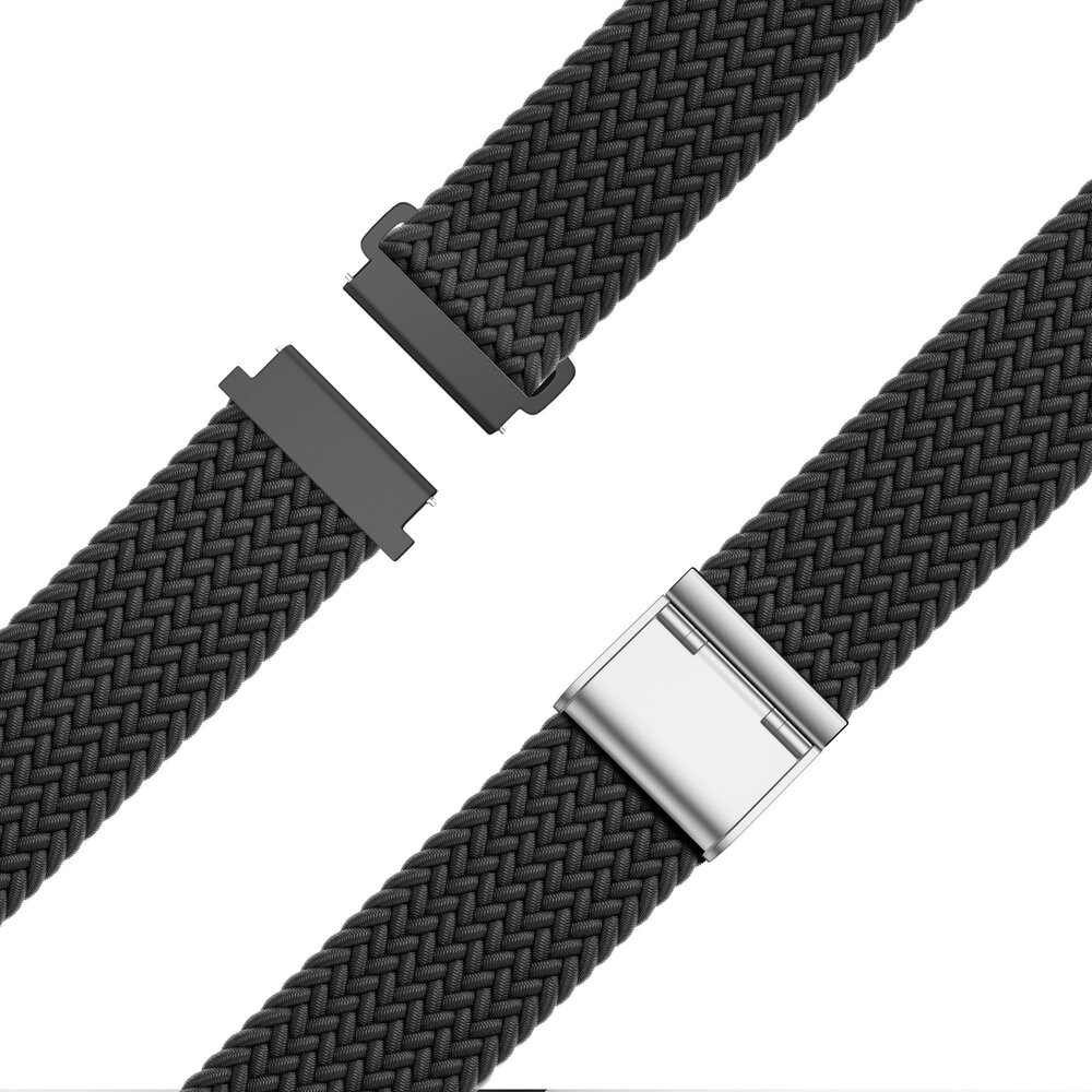 Bandz Bandz Withings Steel HR - 40mm Woven Nylon Strap (Black) Bandz Bandz Withings Steel HR - 40mm Woven Nylon Strap (Black)